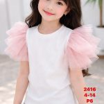 Bluzki DZIECIĘCA _size 4-14lat_paczka 6 szt_1kolor 6648162