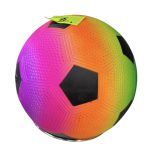 PILKA KOLOROWA GUMOWA TECZOWA ROZMIAR 22 CM NOZNA PLAZOWA PALMA 8481461