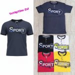 Bluzki MĘSKA_size m-2xl_paczka 12 szt_mix kolor 6107690