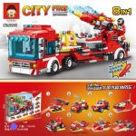 ZABAWKA KLOCKI CITY FIRE