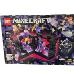 KLOCKI MINECRAFT JASKINIA LAWY LED ŚWIECĄ 604EL