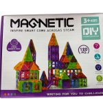 Klocki magnetyczne dla dzieci zestaw 120 szt. – Magnetyczne płytki budowlane