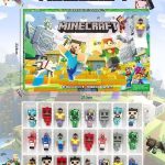 KALENDARZ ADWENTOWY MINECRAFT 24 figurki breloczki
