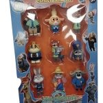 ZESTAW FIGURKI 8PCS ZOOTOPIA ZWIERZOGRÓD