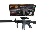 ZABAWKA PISTOLET NA BATERIA KULKI ZELOWE 2165241