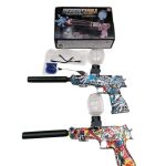 ZABAWKA PISTOLET NA BATERIA KULKI ZELOWE 2165245
