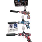 ZABAWKA PISTOLET NA BATERIA KULKI ZELOWE 2165248