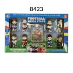 Figurki Piłkarskie gumowe 8szt + 8 kart 2169061