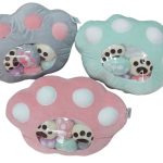 PLUSZOWA ZABAWKA PODUSZKA PUDDING DUŻA KOCIA ŁAPA 2w1 5 MINI ŁAP MASKOTKA 2170234