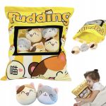 PODUSZKA PUDDING Z MASKOTKAMI KOTKAMI DO RZUCANIA PRZYTULANKA PLUSZOWA 2w1 2171049