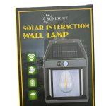 LAMPA ŚCIENNA SOLARNA ŻARÓWKA Kinkiet LED 2173029