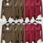 Body Damskie wloskie_ Size uni _paczka 6szt_mix kolor 4349380