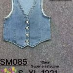 Kamizelki jeansowe DAMSKA _size s-xl_paczka 12szt_ 4356523