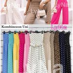 Kombinezony Damskie wloskie_ Size uni _paczka 6szt_mix kolor 9678547
