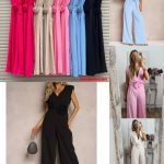 Kombinezony Damskie wloskie_ Size uni _paczka 6szt_mix kolor 9679663