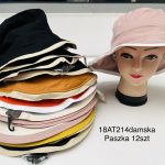 Czapki Damskie_ paczka 12szt _mix kolor 9687156
