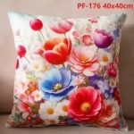 Poszewki dwustronne wielkanocne Rozmiar: 45x45cm_Paczka: 12 szt mix 9687017