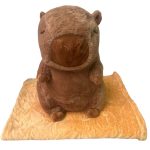KAPIBARA MASKOTKA PRZYTULANKA KOCYK PODUSZKA 3W1 40 CM