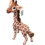 DUŻA REALISTYCZNA MASKOTKA ŻYRAFA SAFARI DO POKOJU DZIECKA BABY SHOWER 55cm