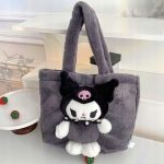 KUROMI PLUSZOWA TORBA NA RAMIĘ –
