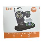 SZYBKA Ładowarka Indukcyjna 4w1 15W Fast Charging Bezprzewodowa 1965134