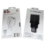 MOCNA ŁADOWARKA FAST CHARGE 65W USB typ C QC USB-L+Kabel USB USB-C 120W ELP 1965139