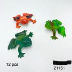 GUMOWA REALISTYCZNA ŻABA ROZCIĄGLIWA FROG LOL ZING
