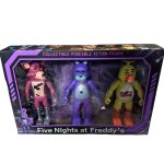 ZESTAW 3 SZT FIGURKI FIGUREK FNAF FIVE DAY’S AT FREDDY’S