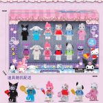 KUROMI HELLO KITTY FIGURKI 12 SZTUK AKCESORIA ZESTAW