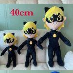 Maskotka Czarny Kot Miraculum Biedronka 40CM