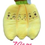 Poduszka maskotka pluszak Banany owoce 70 cm