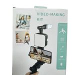 MINI LAMPA WIDEO LED MIKROFON STATYW DO TELEFONU