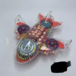 Elektryczny samolot zabawka z muzyką zasilany