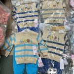 Komplety DZIECIĘCA size 9-18 m_ paczka 6szt _1 kolor 1555569