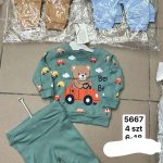 Komplety DZIECIĘCA size 6-18 m_ paczka 4szt _1 kolor 1555269