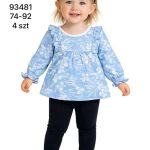 Komplety DZIECIĘCA size 74-92_ paczka 4szt _1 kolor 1555576