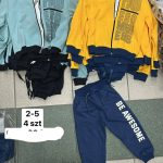 Komplety DZIECIĘCA size 2-5 lat_ paczka 4szt _1 kolor 1555579