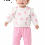 Komplety DZIECIĘCA size 6-18 m_ paczka 4szt _1 kolor 1555583