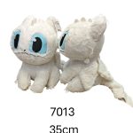 Maskotka smok białe 35 cm 5851319