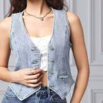 Kamizelki Jeansowe DAMSKA _size xs-xl _paczka 10szt_ 7424004