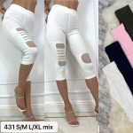 Legginsy DAMSKA _size S-XL _paczka 12szt_MIX kolor 7425996