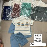 Komplety DZIECIĘCA size 74-86_ paczka 6szt _1 kolor 7426796