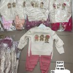 Komplety DZIECIĘCA size 74-86_ paczka 6szt _1 kolor 7426797
