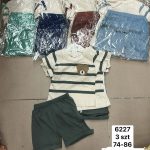 Komplety DZIECIĘCA size 74-86_ paczka 6szt _1 kolor 7426815