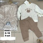Komplety DZIECIĘCA size 6-18 m_ paczka 4szt _1 kolor 7426825