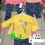 Komplety DZIECIĘCA size 2-6 lat_ paczka 4szt _1 kolor 7426832