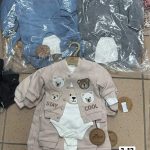 Komplety DZIECIĘCA size 3-12 m_ paczka 4szt _1 kolor 7426837