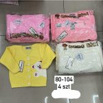 Swetry DZIECIĘCA size 80-104_ paczka 4szt _1 kolor 7427400