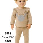 Komplety DZIECIĘCA size 9-36 m_ paczka 4szt _1 kolor 7427407