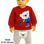 Komplety DZIECIĘCA size 9-18 m_ paczka 6szt _1 kolor 7427410